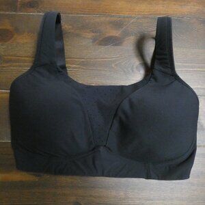 Lululemon Women's 38D Black Run Time Bra High Support Coverage Breathable